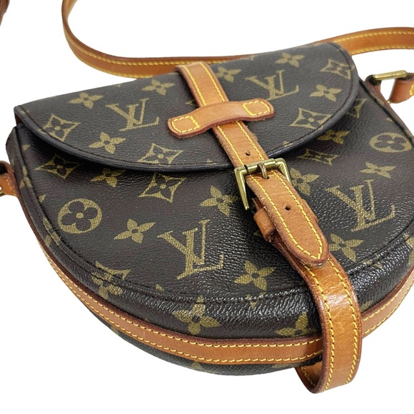 Authentic✅ Louis Vuitton PM Shoulder Bag Monogram Brown Half Moon Crossbody - Picture 12 of 16